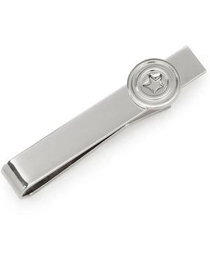 Marvel Captain America Hidden Message Tie Bar - Metallic