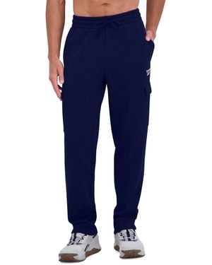 Reebok Fleece Cargo Regular Fit Pants - Blue