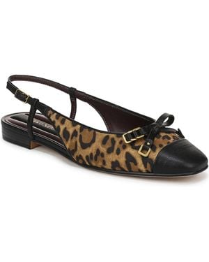 Franco Sarto Ethel2 Square Toe Dress Flats - Black