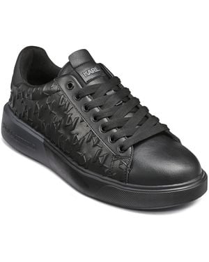 Karl Lagerfeld Side Embossed Logo Sneakers - Black