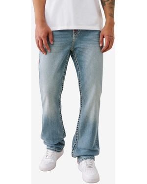 True Religion Ricky Super T Mesh Flap Jeans - Blue