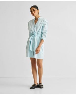 REISTOR Short Tie Waist Dress - White