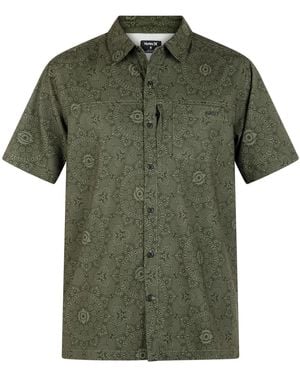 Hurley H2o-dri Rincon Sierra Short Sleeves Shirt - Green