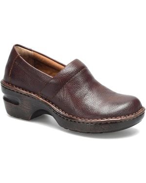 b.ø.c. peggy Clog Slip-on Flats - Brown