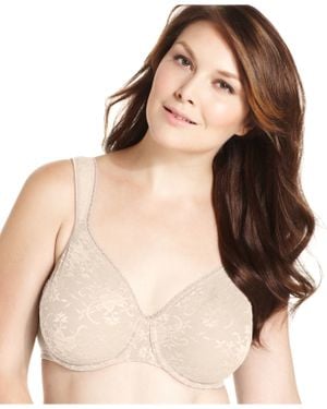 Playtex Signature Florals Gel Strap Underwire Bra 4421 - Natural