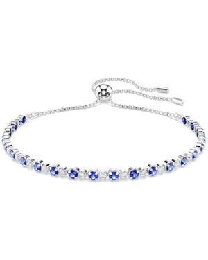 Swarovski Swaroski Matrix Rhodium Plated Tennis Bracelet - White