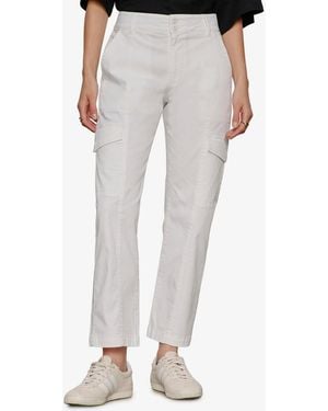 Sanctuary Rebel Straight Leg Crop Pants - Gray