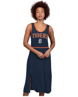 G-III 4Her by Carl Banks Detroit Tigers Center Field Maxi Dress - Blue