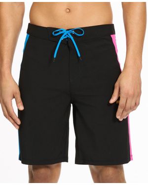 PUMA T7 Colorblocked 9" Board Shorts - Black