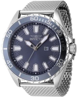INVICTA WATCH Quartz Pro Diver 46901 Water-resistant Blue Dial -tone Stainless Watch