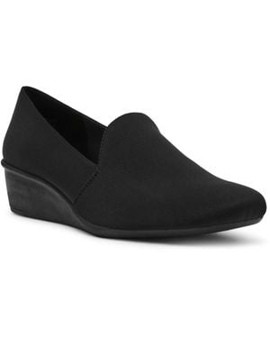 Anne Klein Wendell Round Toe Casual Shoe - Black
