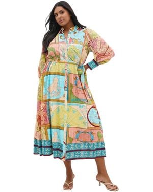 knee length dresses for ladies Stevie Dreams Dress – 70% Silk Two-Layer Maxi Dress main image 0