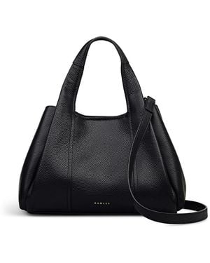 Radley Stanhope Square Small Zip Top Crossbody Grab Bag - Black