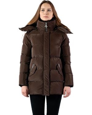 Woodpecker Bumnester Quilted Coat - Brown