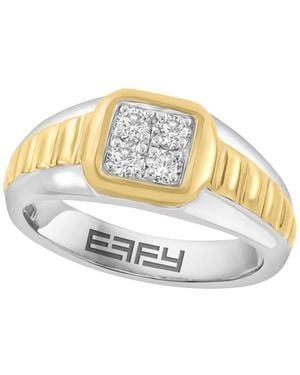 Effy Lab Grown Diamond Ring (3/8 Ct. T.w. - Metallic