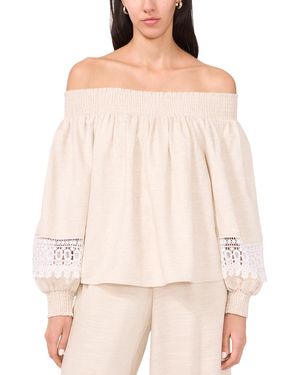 Parker The Adaline Off-the-shoulder Top - Natural
