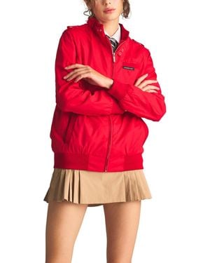 Members Only Classic Iconic Racer Jacket (slim Fit) - Red