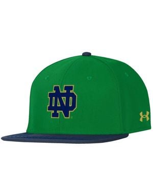 Under Armour Notre Dame Fighting Irish Baseball Fitted Hat - Green