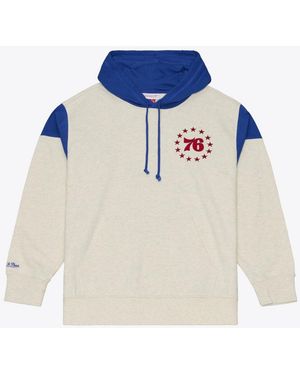 Mitchell & Ness Philadelphia 76ers French Terry Hoodie - Blue