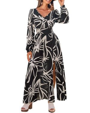CUPSHE Pleated Tie Back Midi Beach Dress - White