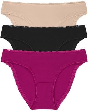 On Gossamer Cotton Hip Bikini Panty - Pink