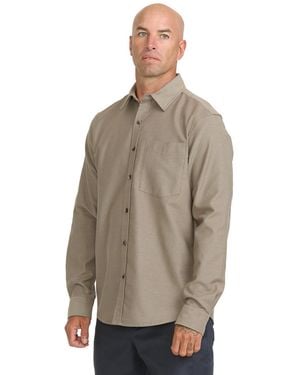 Quiksilver Brushed Sateen Regular-fit Shirt - Brown