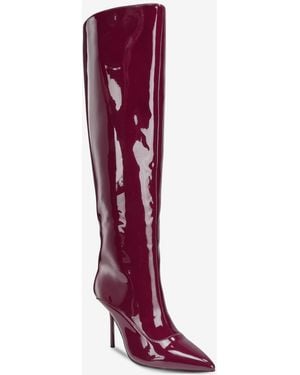 AAJ By Aminah Isabella Tall Shaft Dress Boots - Red