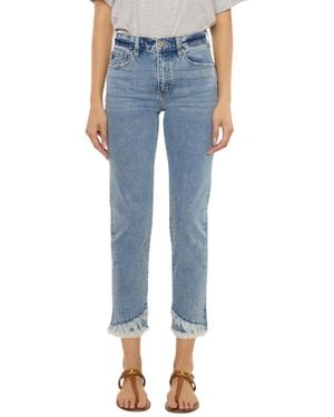 KanCan Essentials Clover High Rise Straight Jeans - Blue