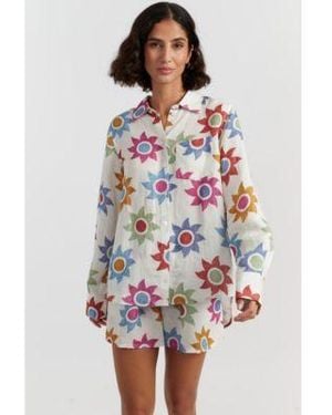 Chinti & Parker Chinti Parker Cotton Sol Set - White