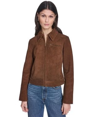 Levi's Real Suede Laydown Collar Jacket - Brown