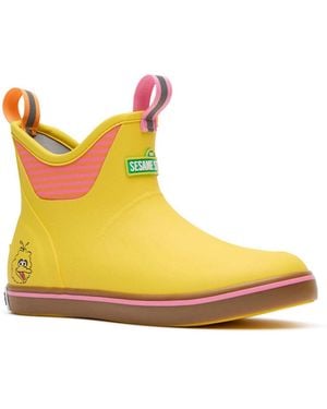 XtraTuf S Sesame Street Ankle Deck Boot - Yellow