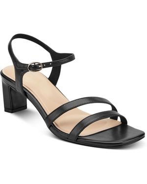 Rockport Teddy Total Motion Strappy Dress Sandals - Black