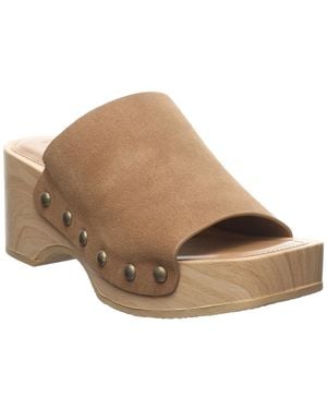 BEARPAW Tilda Platform Wedge Sandals - Brown