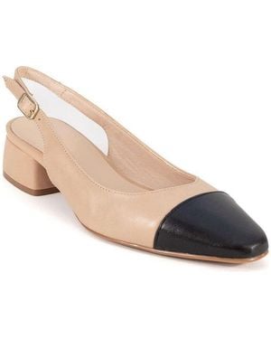 Menina Step Berta Ballet Flats - Natural