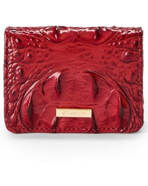 Brahmin Clementine Melbourne Snap Flap Wallet - Red