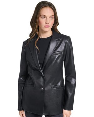 Levi's Laydown Collar Single-breasted Blazer - Blue