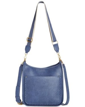 Style & Co. Whipstitch Medium Crossbody - Blue