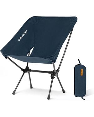Piscifun Portable Camping Chair Folding Compact Lawn Lightweight Backpacking Chair - Blue