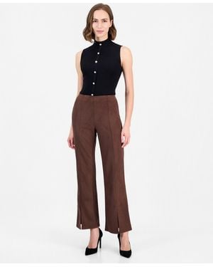 Tahari High-waisted Flare-leg Pants - Multicolor