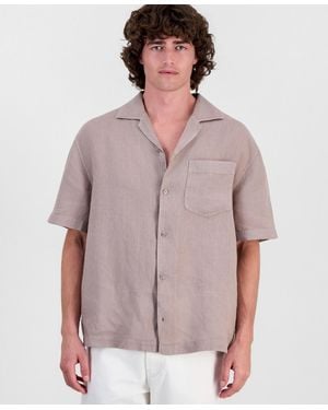 BOSS Hugo By Exolino Short-sleeve Linen Shirt - Multicolor