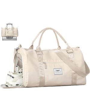 Urtala Gym Tote Duffle Bag - Natural