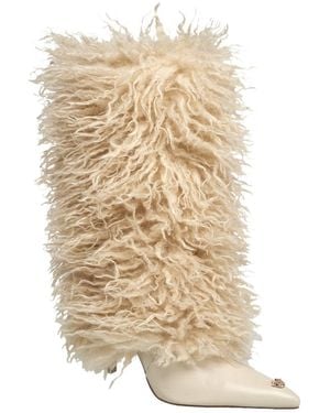 TRUE RELIGION Carter Faux Fur Boot - Natural