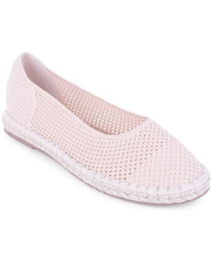 Tahari Juniper Slip-on Espadrille Flats - Pink