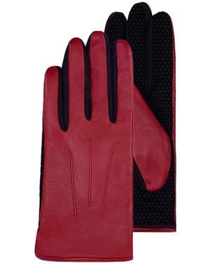 KESSLER Mia Grip Gloves Made From Premium Lambskin And Spandex - Red