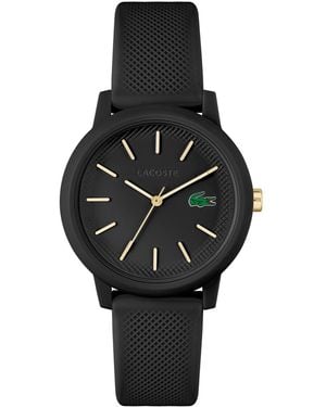 Lacoste L.12.12 Silicone Strap Watch 36mm - Black