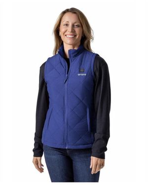 Ororo Heated Quilted Vest - Blue