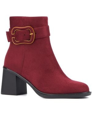 TORGEIS Melody Ankle Boots - Red