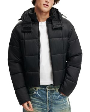 Cotton On Puffer Jacket - Black
