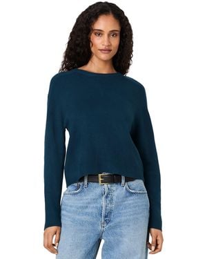 French Connection Babysoft Oversized Crewneck Long-sleeve Sweater - Blue