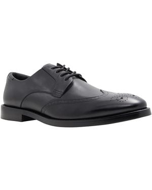Ted Baker Round-toe Wingtip Dress Shoes - Black